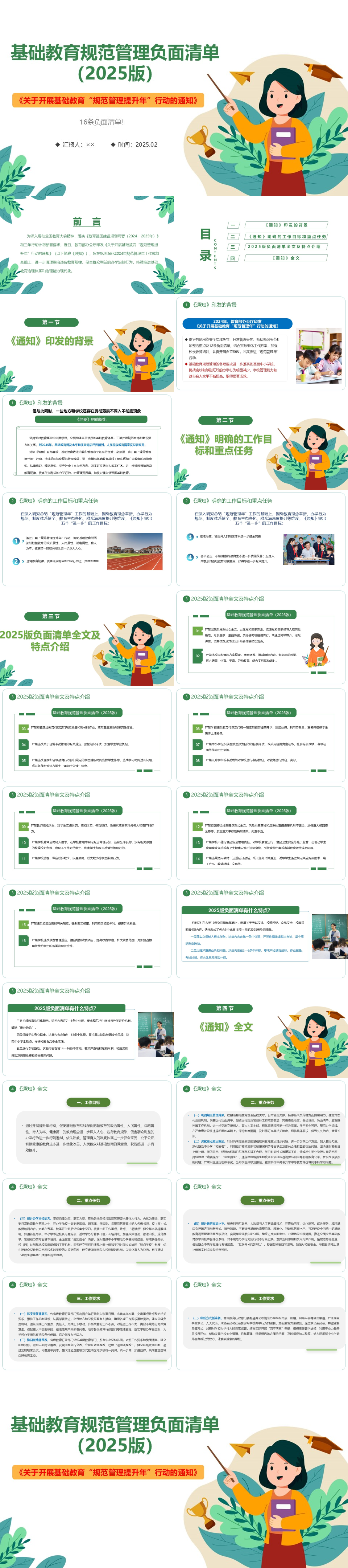 《关于开展基础教育“规范管理提升年”行动的通知》解读PPT